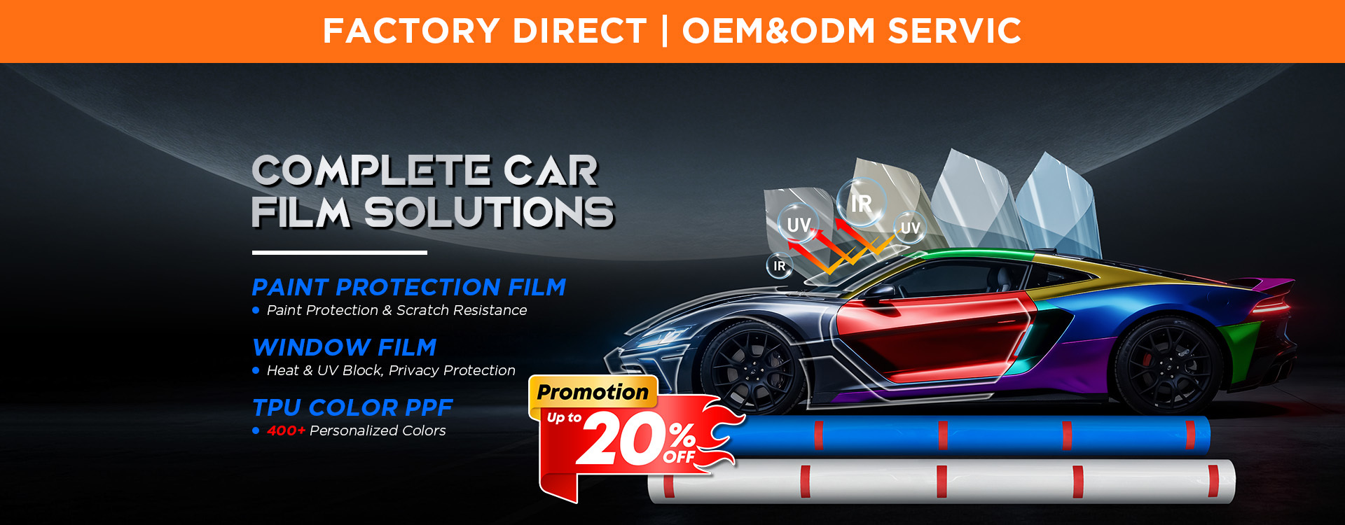 جودة فيلم حماية طلاء السيارة مصنع